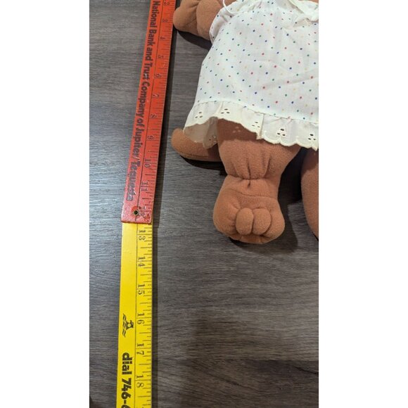 Cabbage Patch Kids Koosas 14" Plush Cat with Polka Dot Outfit 1983 Vintage Doll - Picture 8 of 10